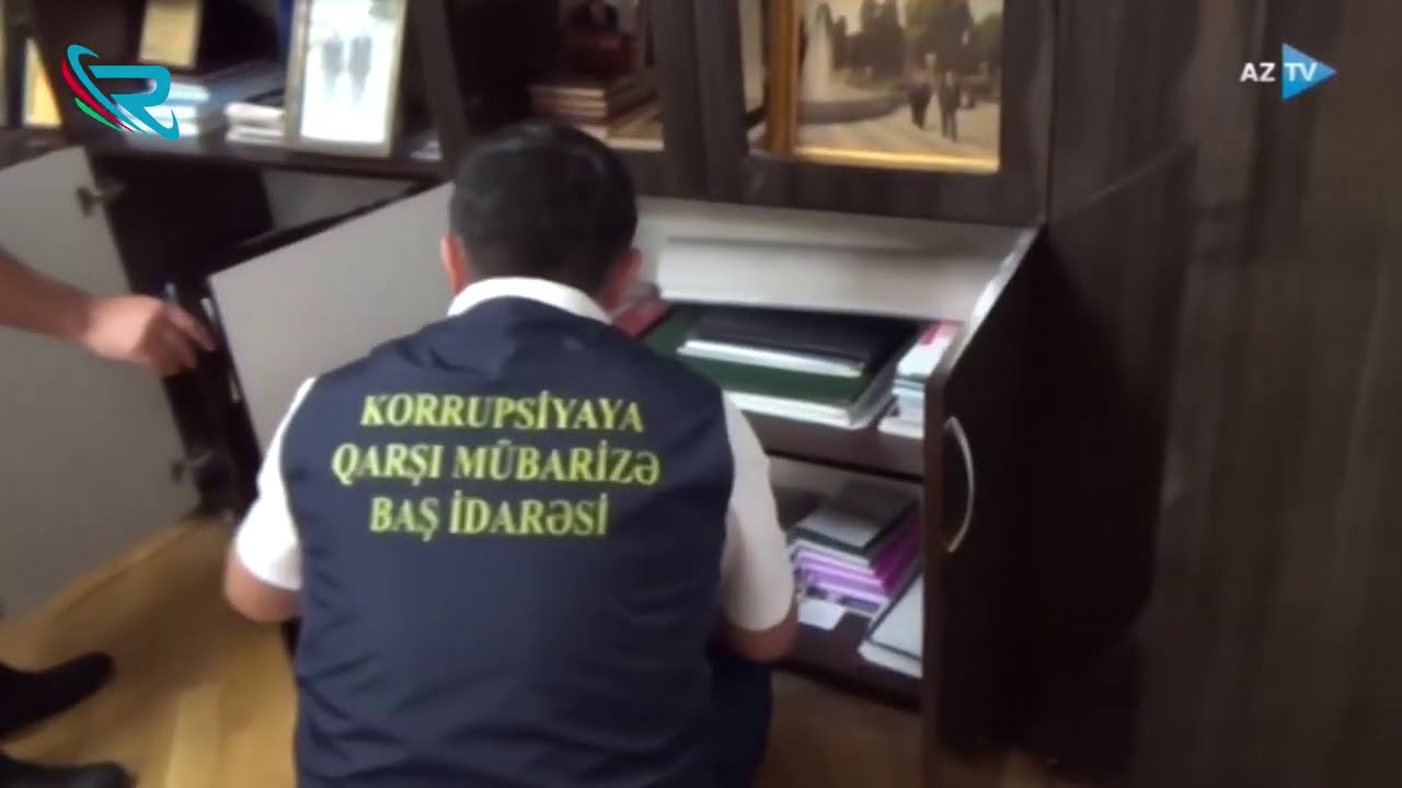 Kürdəmir rayon İcra Hakimiyyətindəki əməliyyatın videosu yayıldı
