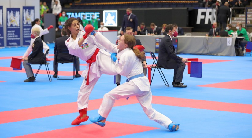Karateçilərimiz Avropa çempionatının son günündə 1 qızıl, 2 gümüş medal qazanıblar
