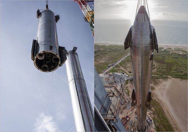“SpaceX” şirkəti tarixin ən hündür “Starship” raketini yığdı - FOTO | KONKRET