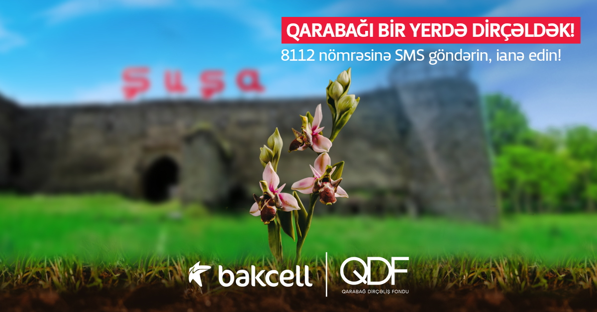 Bakcell abunəçiləri üçün Qarabağ Dirçəliş Fonduna SMS-lə ianə etmək imkanı | KONKRET