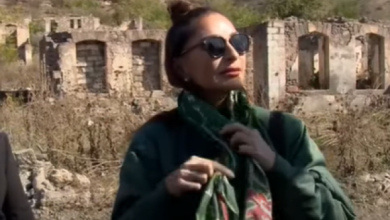 Qubadlı sakini Mehriban Əliyevaya kəlağayı bağışladı - VİDEO | KONKRET