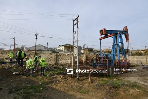 FHN rəsmisi: “Binəqədidəki riskli ərazi təmizlənir” - FOTO